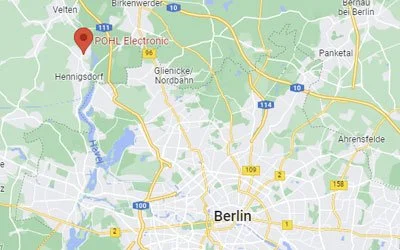 Googlemaps Karte von Hennigsdorf bei Berlin