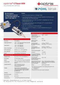 CTlaser_05M_Optris_IR-Thermometer_Datenblatt_de