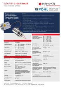 CTlaser_1M_2M_Optris_IR-Thermometer_Datenblatt_de