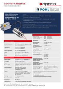 CTlaser_G5_Optris_IR-Thermometer_Datenblatt_de