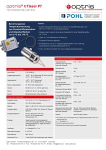 CTlaser_P7_Optris_IR-Thermometer_Datenblatt_de