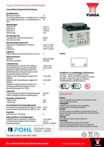 Yuasa_NP38-12I_Bleiakku_AGM_VRLA_12V_38Ah_Datenblatt_POHL