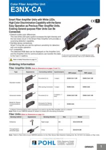 e3nx-ca_omron_color_fiber_amplifier_unit_datasheet_en