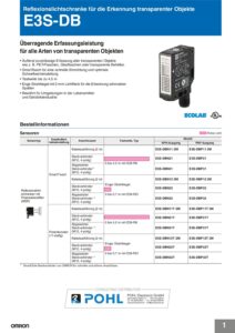 e3s-db_Omron_transparent_object_sensor_datasheet_de