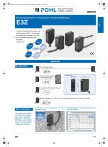 e3z_omron_compact_Photoelectricsensor_built-in_amplifier_datasheet_de