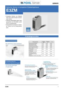 e3zm_omron_photoelectric_sensor_compact_stainless_steel_datasheet_de