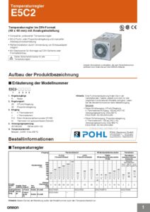 e5c2_omron_temperature_controller_datasheet_de