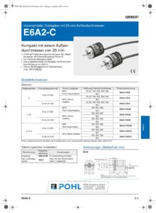 e6a2_omron_incremental_rotary_encoder_25_mm_datasheet_de