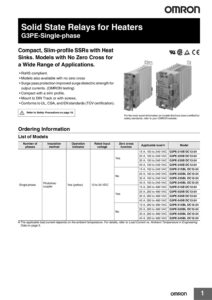 g3pe_omron_solid_state_relays_contactors_for_heaters_datasheet_en
