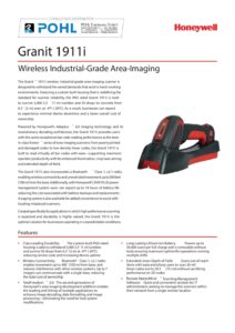 granit-1911i-honeywell-datasheet
