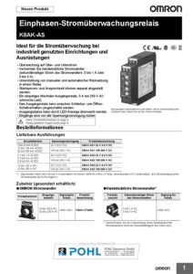 k8ak-as_omron_1-phase_current_relay_datasheet_de