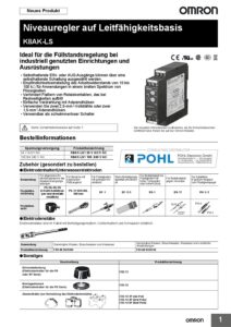 k8ak-ls_omron_conductive_level_controller_datasheet_de