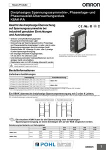 k8ak-pa_omron_3-phase_asymmetry_and_phase-seq._phase-loss_relay_datasheet_de