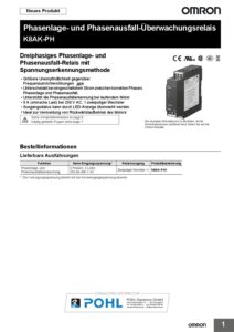 k8ak-ph_omron_3-phases_phase-sequence_phase-loss_relay_datasheet_de