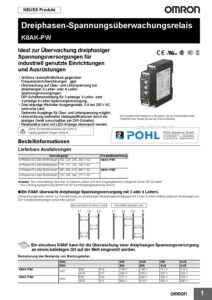 k8ak-pw_omron_3-phase_voltage_relay_datasheet_de