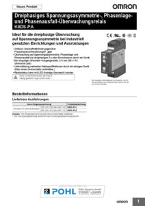 k8ds-pa_omron_3-phase_asymmetry_and_phase-seq_phase-loss_relay_datasheet_de