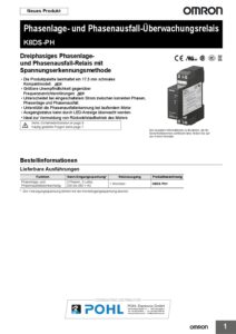 k8ds-ph_omron_3-phase-sequence_phase-loss_relay_datasheet_de