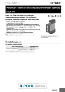 k8ds-pm_omron_3-phase_voltage_and_phase-sequence_phase-loss_relay_datasheet_de