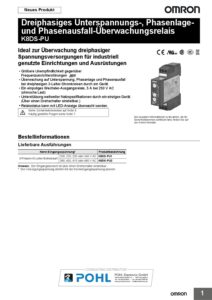 k8ds-pu_omron_3-phase_undervoltage_and_phase-seq_phase-loss_relay_datasheet_de