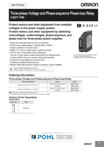 k8dt-pm_omron_3-phase_voltage_and_phase-sequence_phase-loss_relay_datasheet_en