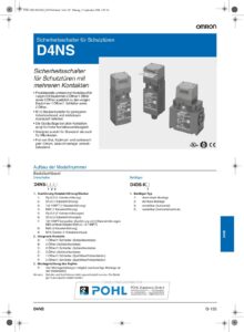 d4ns_omron_safety-door_switch_datasheet_de