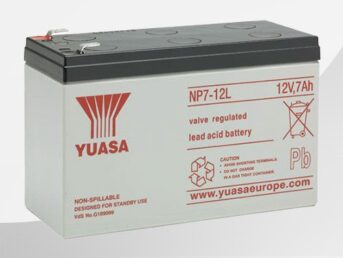 Yuasa NP7-12L – wartungsfreier Bleiakku mit VdS Zulassung 7Ah 12V