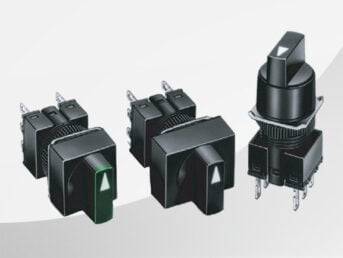 A165S/W - Wahlschalter mit 16mm Einbaudurchmesser