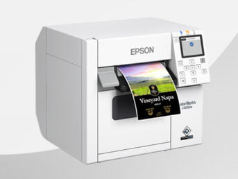 Epson ColorWorks C4000 - Hochwertige Desktop-Farbetikettendrucker zur Herstellung von Etiketten im Handel
