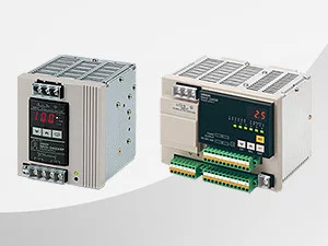 Industrienetzteile in Buchform mit Display