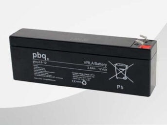 VRLA Bleiakku pbq 2.6-12 für Standardanwendungen