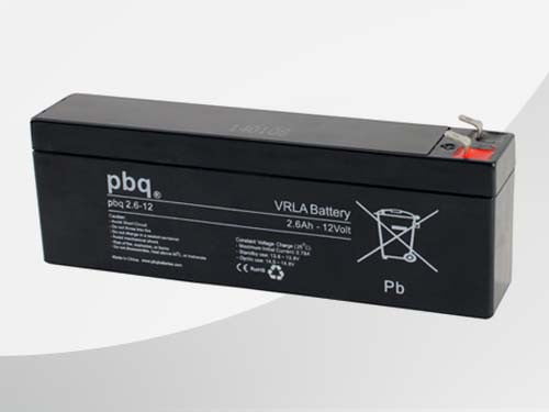 VRLA Bleiakku pbq 2.6-12 für Standardanwendungen