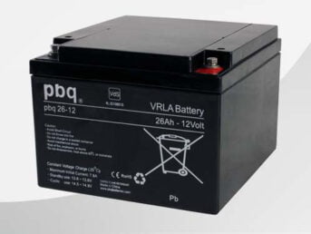 VRLA Bleiakku pbq 26-12 VdS für Standardanwendungen