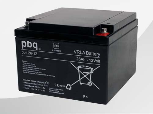 VRLA Bleiakku pbq 26-12 VdS für Standardanwendungen