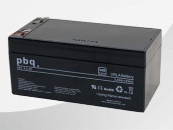 VRLA Bleiakku pbq 3.2-12 VdS für Standardanwendungen