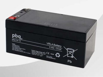 VRLA Bleiakku pbq 3.4-12 für Standardanwendungen