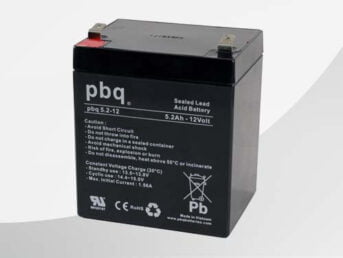 VRLA Bleiakku pbq 5.2-12 für Standardanwendungen