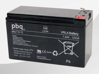 VRLA Bleiakku pbq 7-12 VdS für Standardanwendungen
