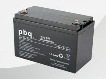 VRLA Bleiakku pbq L 100-12 mit Lebensdauer von 10-12 Jahren