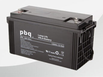 VRLA Bleiakku pbq L 120-12 mit Lebensdauer von 10-12 Jahren