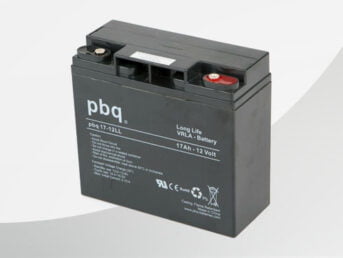VRLA Bleiakku pbq L 17-12 mit Lebensdauer von 10-12 Jahren