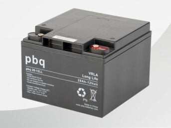 VRLA Bleiakku pbq L 28-12 mit Lebensdauer von 10-12 Jahren