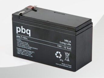 VRLA Bleiakku pbq L 7-12 mit Lebensdauer von 10-12 Jahren