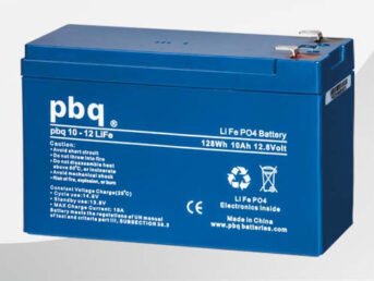 LiFe Akku mit 12V und 10Ah - pbq LiFe 10-12