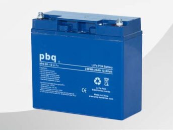 LiFe Akku mit 12V und 20Ah - pbq LiFe 20-12