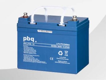 LiFe Akku mit 12V und 30Ah - pbq LiFe 30-12