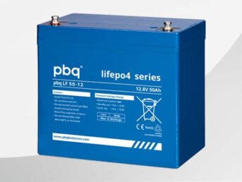 LiFe Akku mit 12V und 50Ah - pbq LiFe 50-12