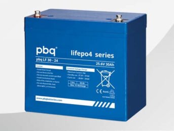 LiFe Akku mit 24V und 30Ah - pbq LiFe 30-24