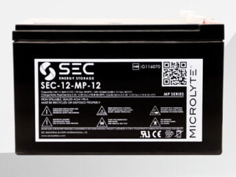 VRLA Bleiakku SEC 12-MP-12 VdS für Standardanwendungen