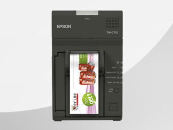 Epson TM-C710 – kompakter 2 Zoll Spezialdrucker für Farbcoupons am POS