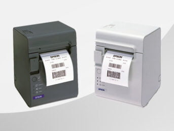 Epson TM-L90 – Etiketten im Graustufendruck